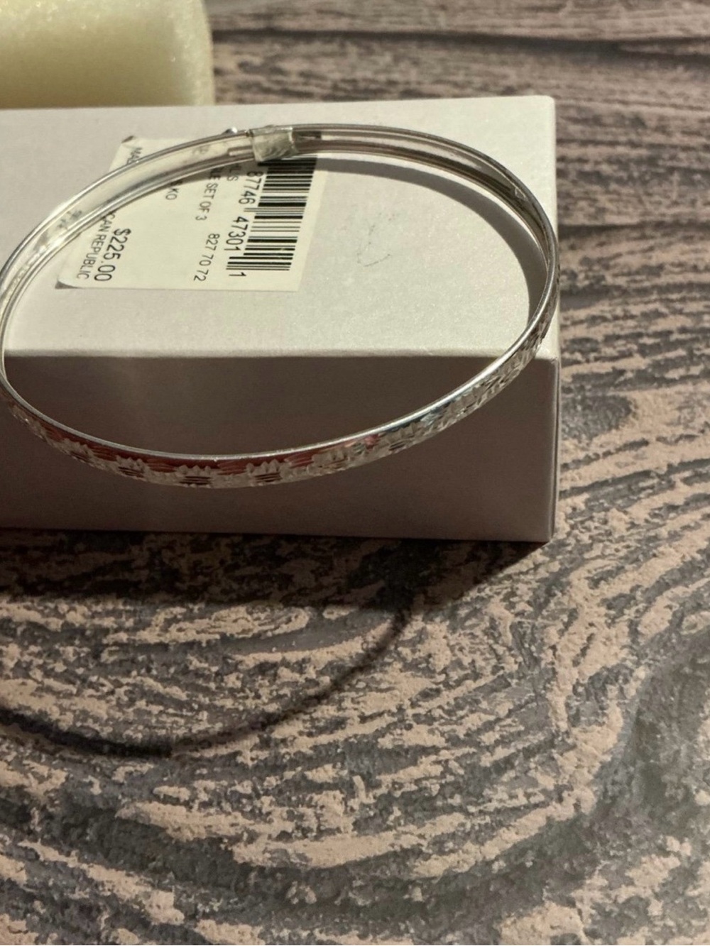 Sterling Silver Bangle Set - Picture 7 of 10